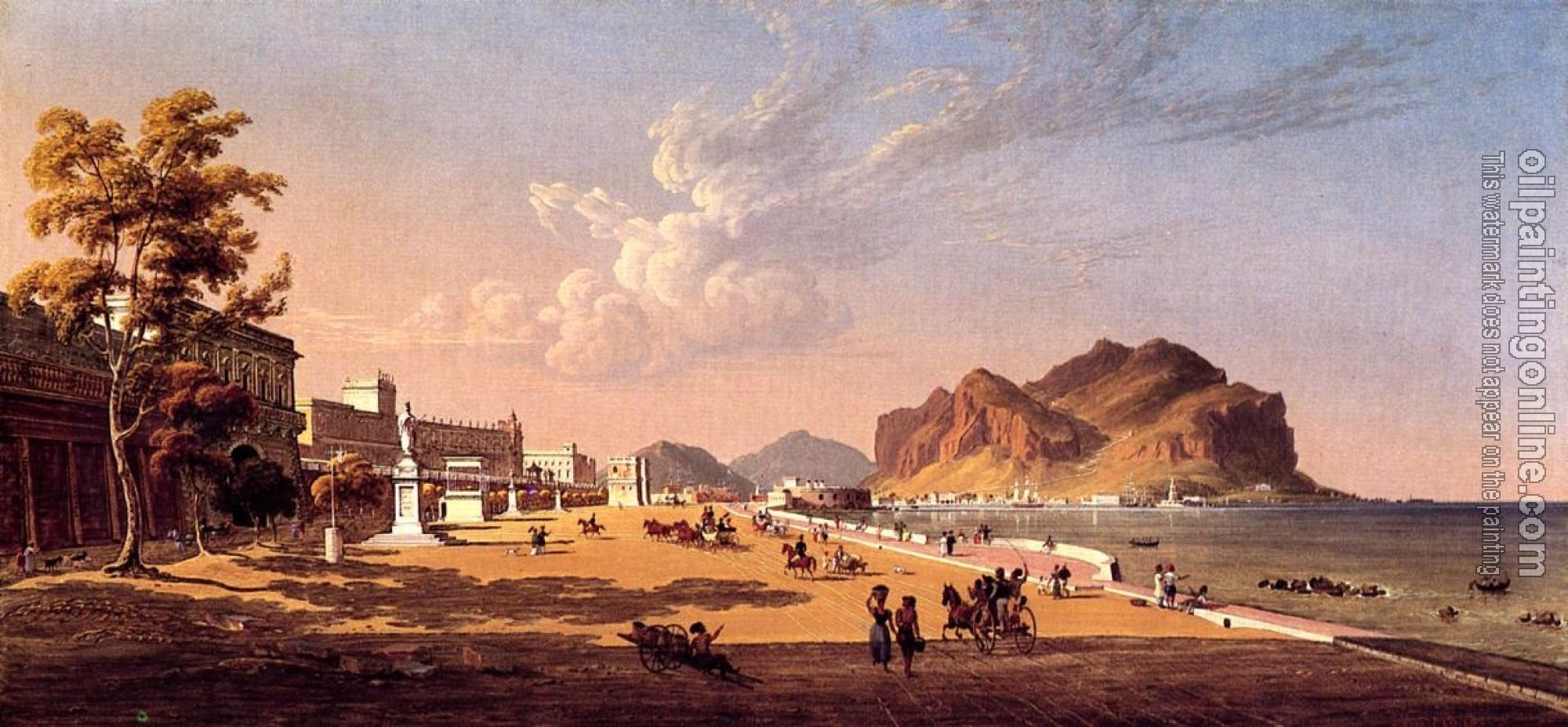 Salmon, Robert - View of Palermo